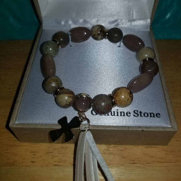NWT Natural Elements Genuine Stone Bracelet - Picture 5 of 5